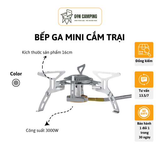 Bếp ga mini Gọn Camping