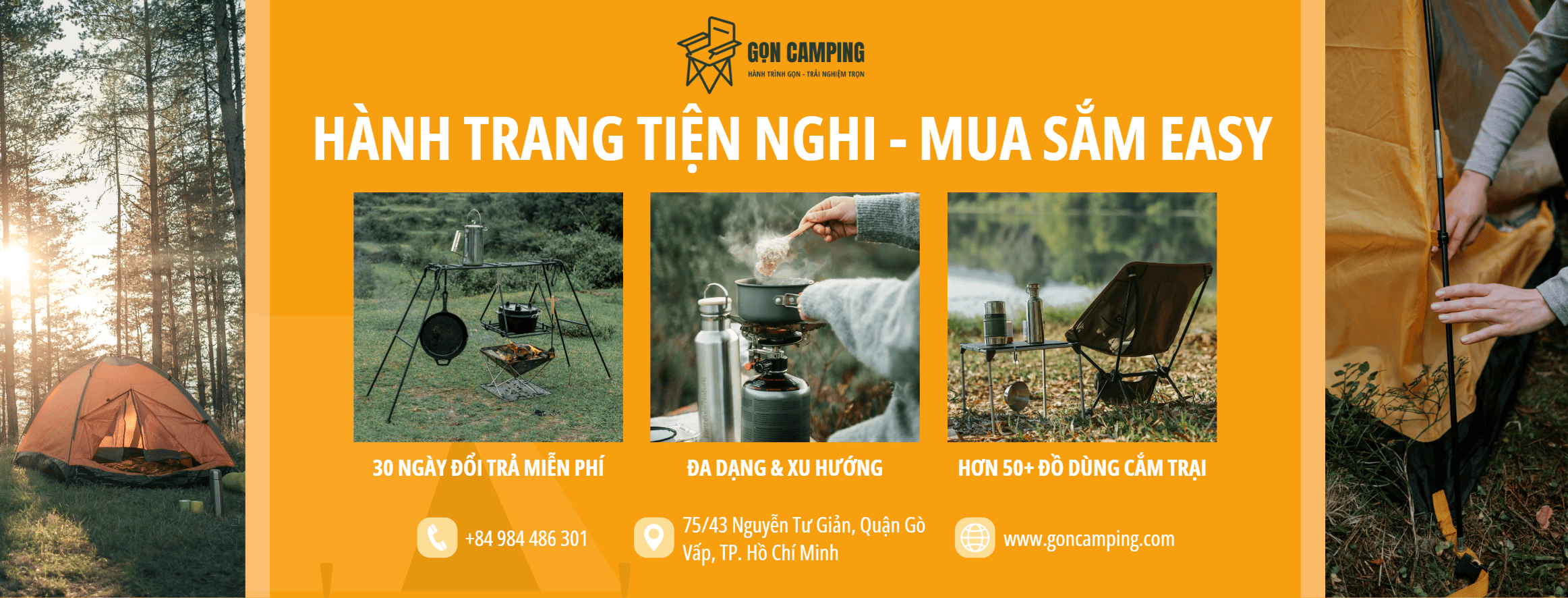 Banner của Gọn Camping