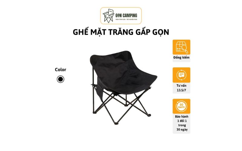 ghế gấp gọn mặt trăng