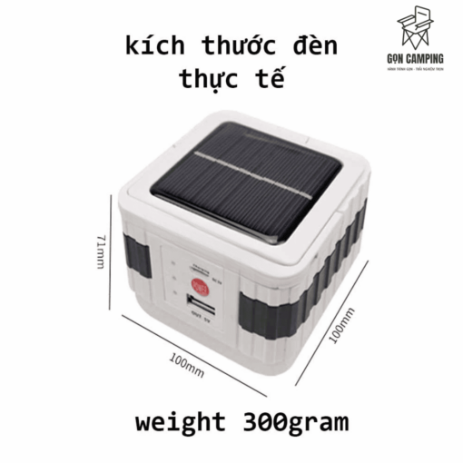 Đèn led treo lều sạc tích điện Gọn Camping