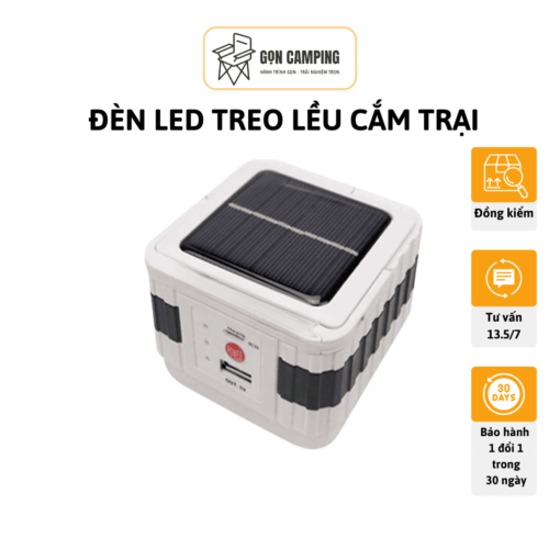 Đèn led treo lều sạc tích điện Gọn Camping