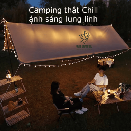 Đèn led treo lều sạc tích điện Gọn Camping