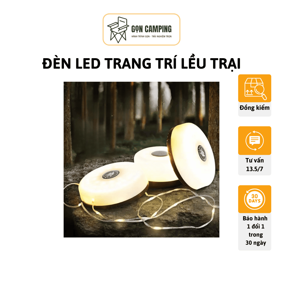 Đèn led trang trí lều cắm trại