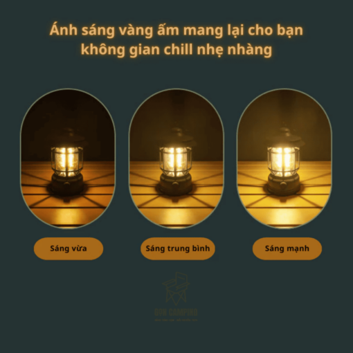 Đèn chill cắm trại Gọn Camping